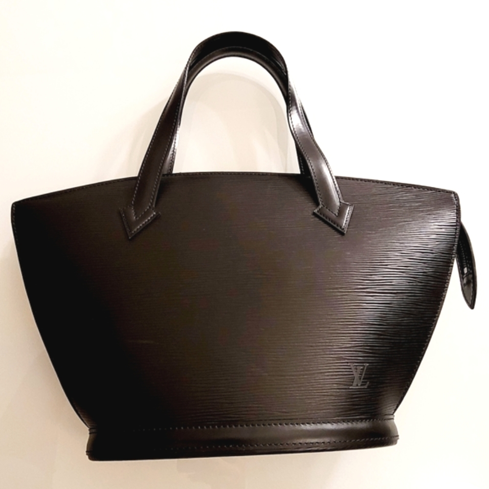 LOUIS VUITTON Blk EPI Leather ST JACQUES EXCELLENT Condition